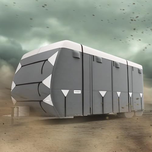 KING BIRD RV Cover, Heavy Duty 7-Layer Snow...