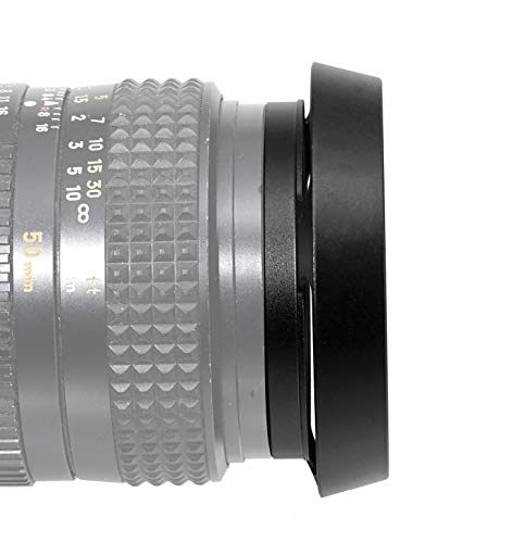 Image of Rainbowimaging LT52 52 mm Vented Metal Hood Shade for Leica Leitz Zeiss Voigtlander Nikon Lens (Black)