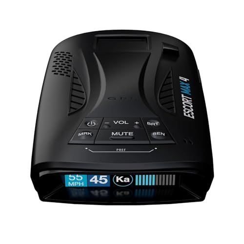 Escort MAX 4 Radar Detector – 2X The Filtering Accuracy, AutoLearn Intelligence, Advanced...