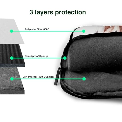 Bolso bandolera para laptop unisex con diseño floral miniatura 5
