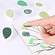 Funxim Stempelkissen (6er Set) Grün Fingerabdrücke Set, zum Papier Handwerk Stoff Malerei Basteln und zum kreativen Gestalten
