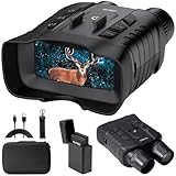 AKASO Seemor-200 ナイトビジョンゴーグル - 4Kフルカラーナイトビジョン双眼鏡 大人用 アプリ対応 写真とビデオの保存 AI-ISP 3280フィートの視野範囲 16倍デジタルズーム キャンプ/ハンティング/セキュリティ用