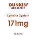 Dunkin' Original Iced Coffee Bottle, 13.7 fl oz, 12 Pack