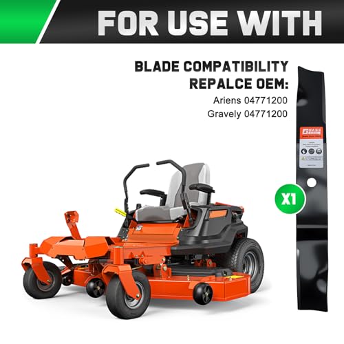 Image of Grasscool Ikon XD 52 inch Mower Blades Replace Ariens 04771200 for Gravely ZT HD ZTX XL Apex Edge X XL 52 inch Zero Turn Mower