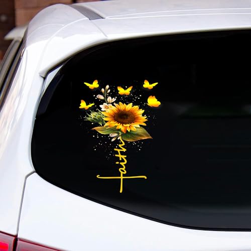 I Will Choose To Find Joy In The Journey Sunflower Sticker