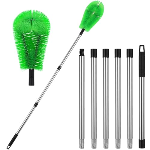 Brosse de nettoyage de gouttière télescopique et facile à assembler pour les zones difficiles - 2