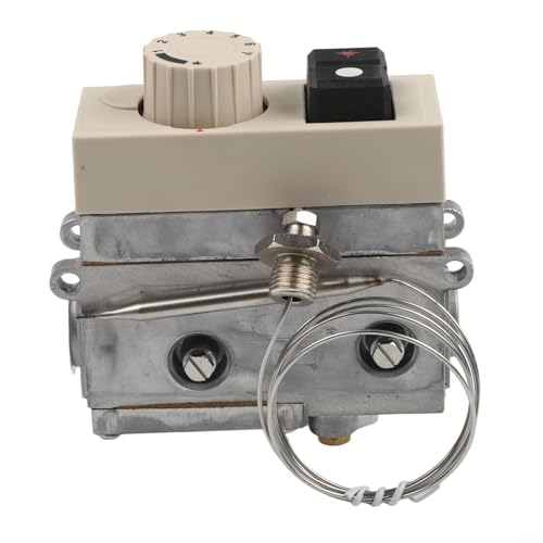 Evenoonest 710 Gas Temperature Control Valve 120 200 Degree Thermostat For Commercial Fryer Wok Steamer Oven ABS Spare Part