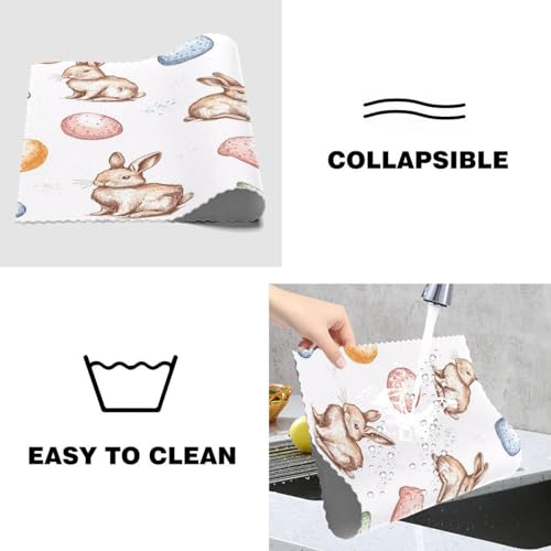 Sets de table aquarelles tissu Oxford r&eacute;sistants au chaud