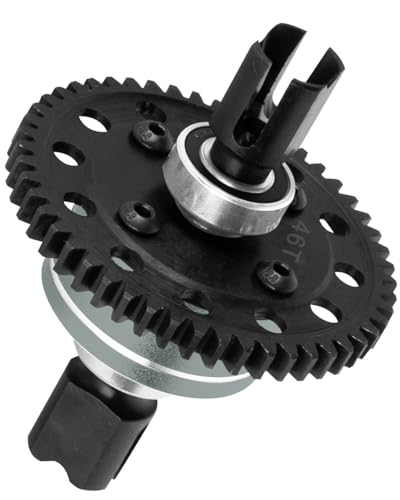 hopsupRC 46T Upgrades Part Differential Slipper for 1/8 Outcast/Kraton/Notorious 6s BLX,1/7 Mojave/Felony 6s BLX,#45 Steel Spur Gear Slipper Clutch Diff Gear Hops Up.Titanium