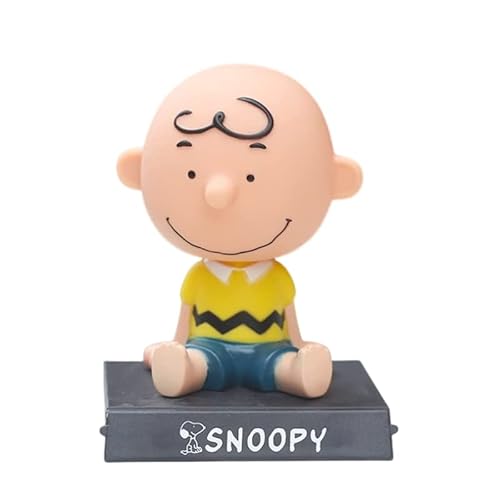 スヌーピー 車の飾り車用品 首振り 置物 おしゃれ インテリア リビング 新生活 かわいい チャーミング おもちゃ 装飾置物 飾り物 カーインテリア ノン ストップマット付きカー用品 車のダッシュボードの装飾品? (男の子)