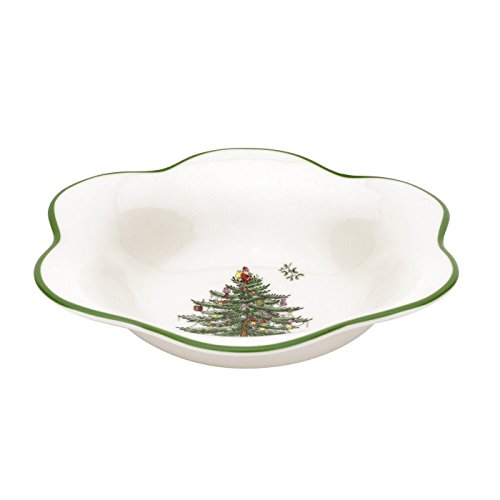 Spode Christmas Tree Daisy Shape Bowl