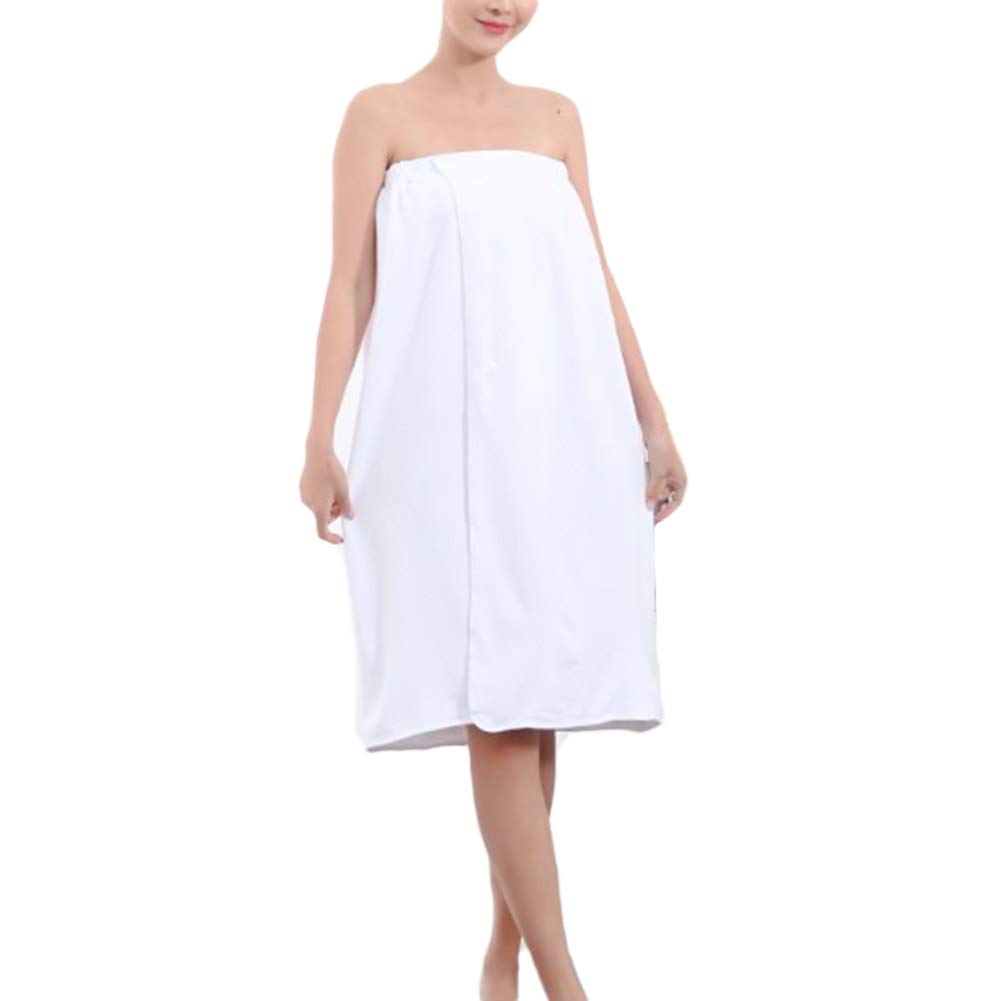 Alicare Hair Towel Cap Hair Dry Hat, Microfiber Turban Twist Hair Towel Wrap Head Towel with Button, Pure Color Quick Dry Super Absorbent for Long & Curly Hair, Anti-Frizz White