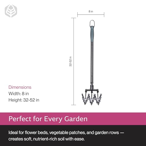 Cultivador giratorio Yard Butler para jardín miniatura 6