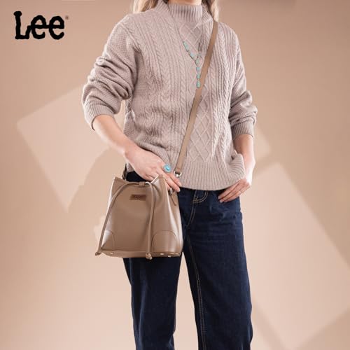 Montana West Lee Small Crossbody Bags for Women Drawstring Bucket Purse with Adjustable Strap2