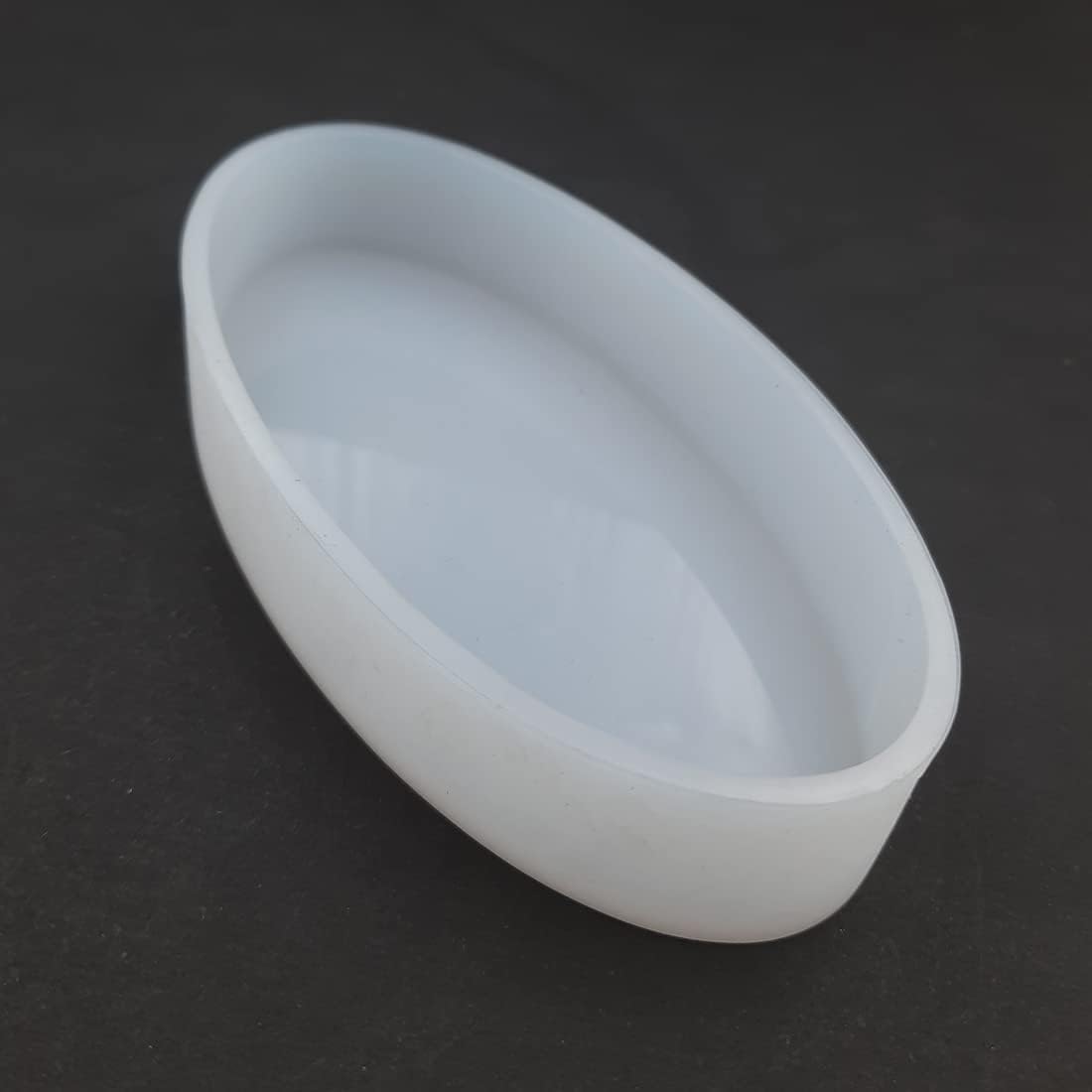 RAKA Oval 20 MM 5" Deep Mould/Mold | Silicone Mould Coaster Mould Casting Mould DIY Mould Epoxy Resin Molud Jewellery Mould - 5'' X 2.5'' - 1 PC
