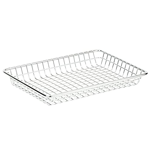 G.E.T. 4-835809 Metal Rectangular Wire Serving Tray Stainless Steel Wire Baskets Collection
