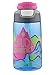 AVEX Freestyle Kids Autospout Water Bottle, 16oz, Light Blue with Mountain