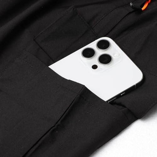 Boys Athletic Cargo Shorts Kids Lightweight Quick-Dry Outdoor Sports Running Hiking Shorts with Zipper Pockets2