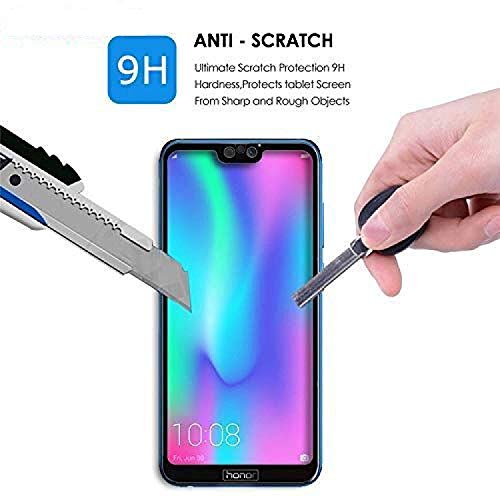 Image of Screen Protector for Huawei Honor 9N (Black) Tempered Glass Edge-to-Edge 6D Screen Guard With Installation Kit