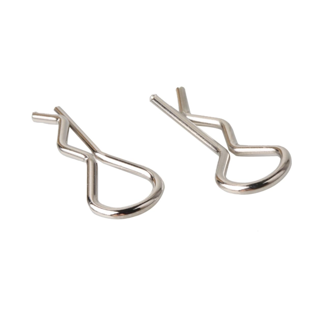 Gadpiparty Set of 100 r Shape Stainless Steel Model Accessories for 1/10 Scale Vehicles