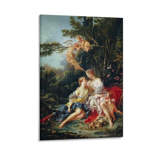 Francois Boucher Poster d'art triptyque sur toile pour sublimer votre decoration d'interieur