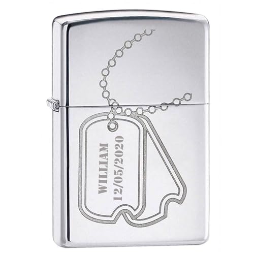 Encendedor Zippo Classic US Army Personalizado Plateado miniatura 1