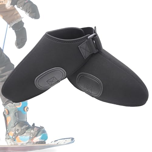 Couvre-bottes de marche isolés et durables avec double housse de protection pour chaussures de ski