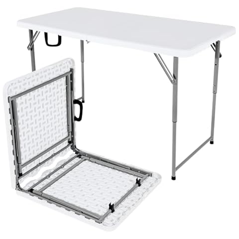 HUZJIEHUI 48" Adjustable Folding Table Cover
