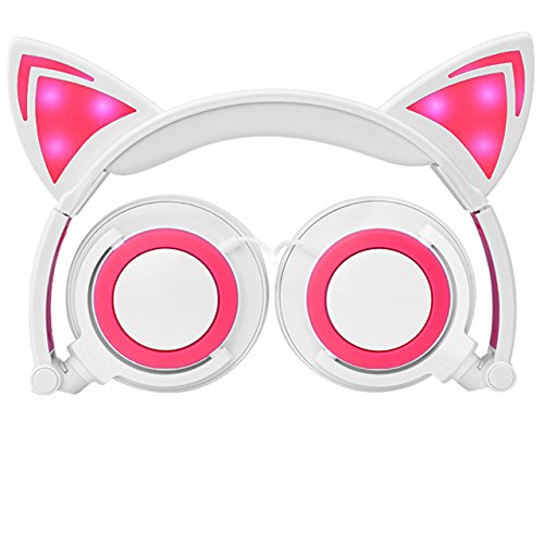 MallTEK Casque Audio Enfant en Forme Orecchiette, Casque 3.5mm Jack pour Les PC, Smartphone Android,...