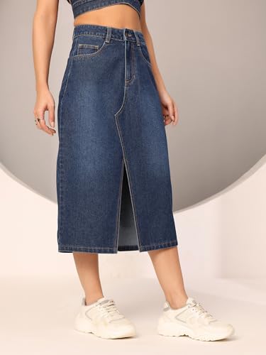 Image of Dolce Crudo Women's Regular High Rise Stretchable Denim Shorts