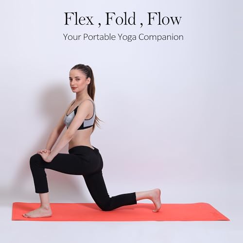 Fitness Mantra® 6mm Yoga Mat with Carrying Strap for Gym Workout and Yoga Exercise Anti-Slip Yoga Mat for Men & Women Fitness|Color Red| 9 416y9pcqE9L