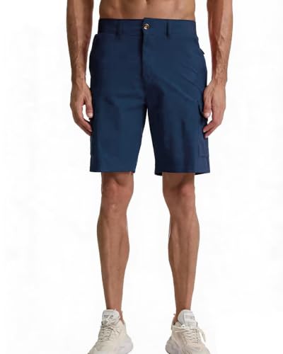Image of Men's Lightweight Hiking Work Cargo Shorts 9 inch-5 Pockets