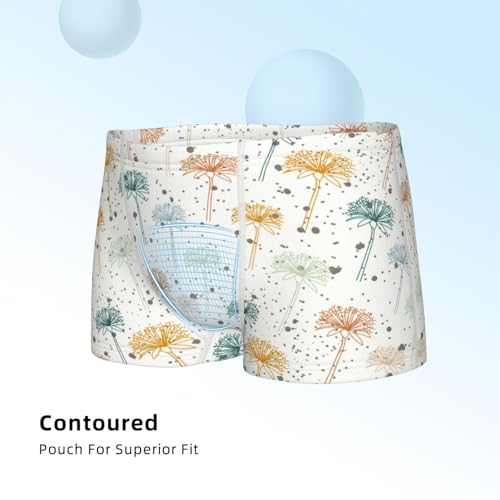 Boys' Cotton Boxer Brief Soft Underwear-Dandelion4