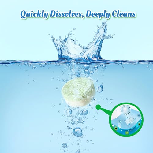 Image of Bellaluce Garbage Disposal Cleaner Tablets, Mint Scent, 48 Pack | Foaming Cleaner and Deodorizer for Kitchen Disposals, Helps Remove Grease, Scale and Odors, Septic-Safe Formula