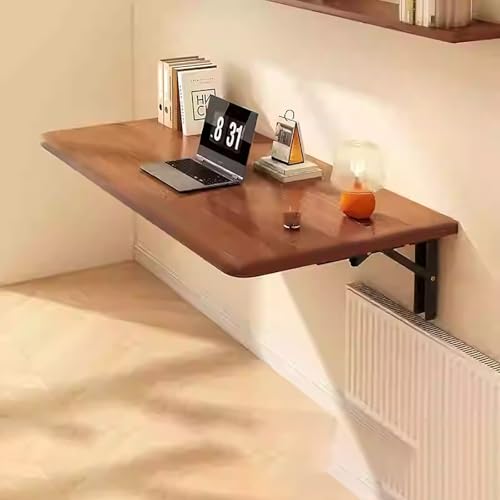 Bureau flottant rabattable pour gagner de la place dans une chambre