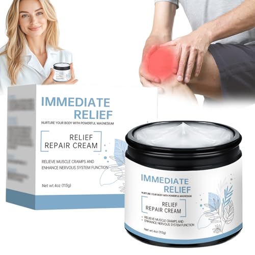 Crema De Magnesio Para Huesos, Crema Para Aliviar Las Articulaciones, Crema De Magnesio, Gel De Masaje Calmante Para Espalda, Cuello, Manos Y Rodillas (1 unidad)