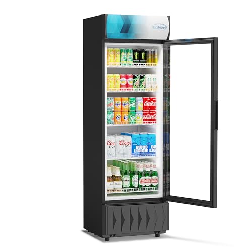 Image of KoolMore MDR-9CP Display-Refrigerator, 9 cu.ft. Single Swing Door, Black