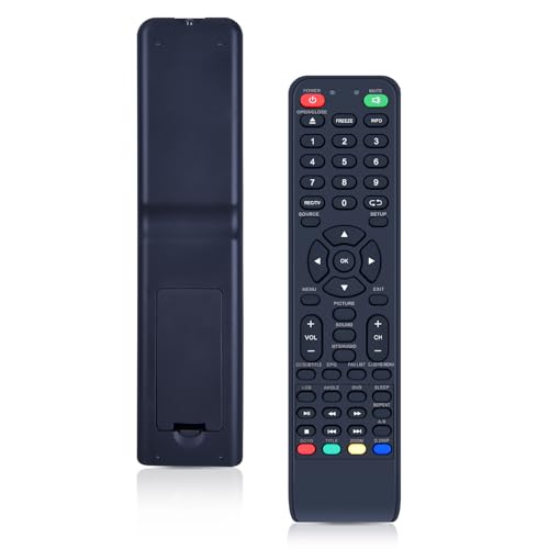 Télécommande pour TV Desobry 19 pouces : contrôleur de rechange noir compact