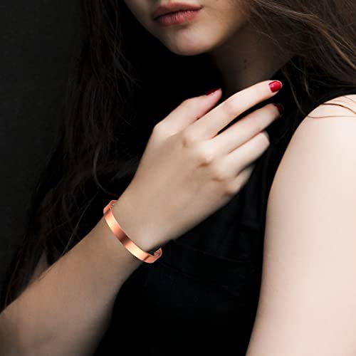 Vicmag Copper Bracelet For Women Men Magnetic Bracelet With Ultra Strength Magnets 100% Solid Pure Copper Gift 2Pcs Magnetic Field Therapy #TOP5