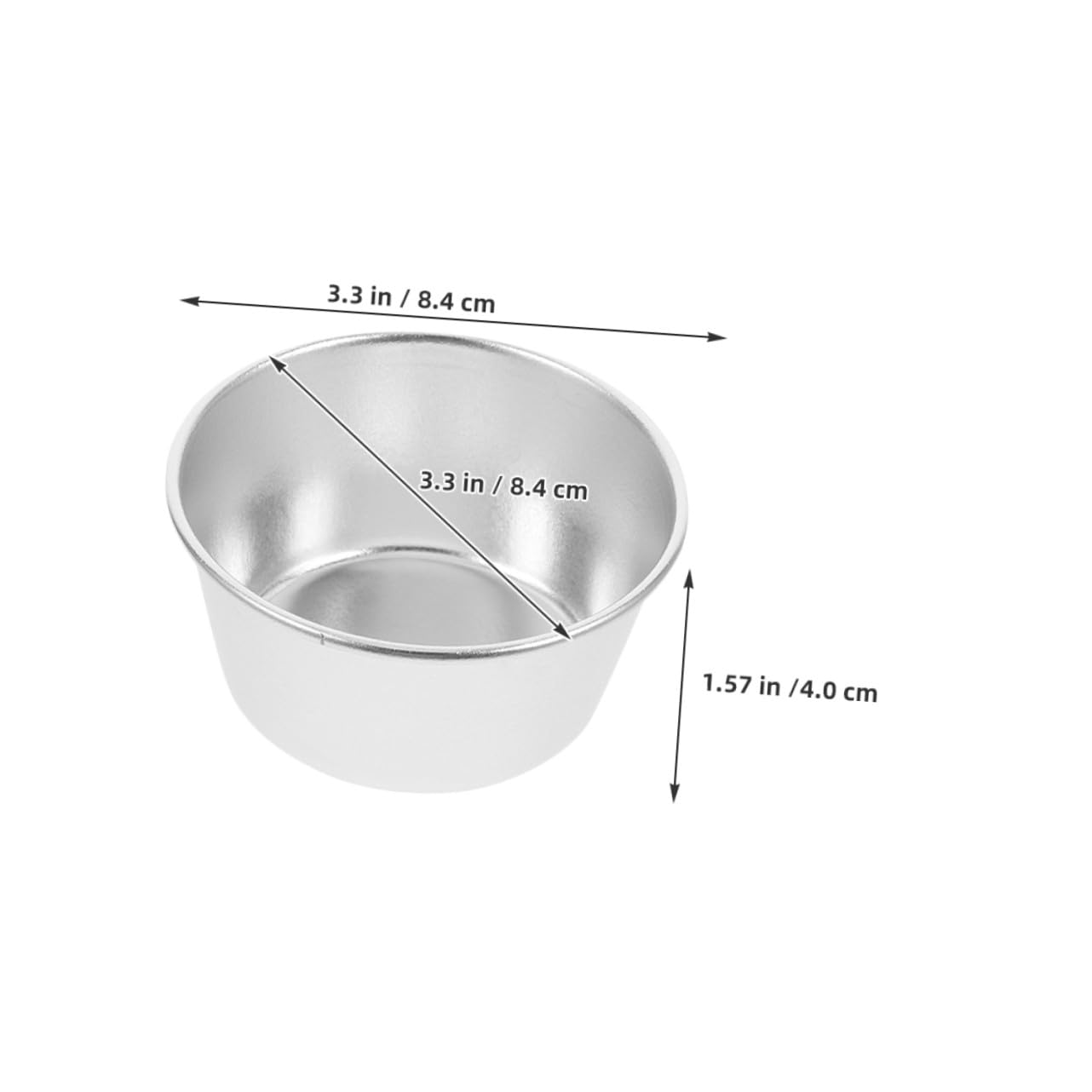 COLLBATH 8 piezas Moldes para Tartaletas Mini Moldes para Cupcakes Antiadherentes de Acero al Carbono Muffins y Postres para Hornear Tartas y Dulces Pequeños Fiestas y Navidad