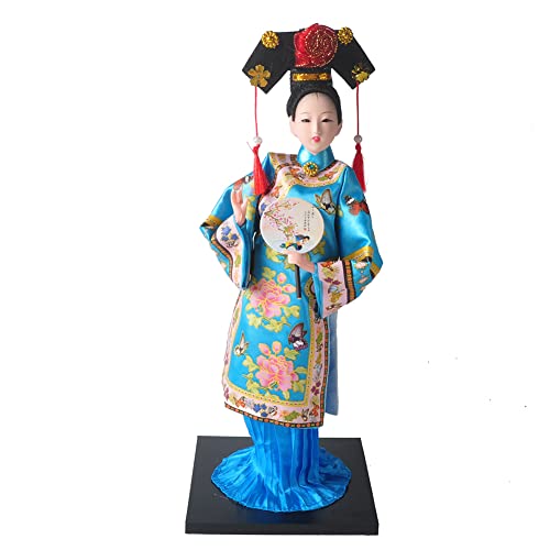 NW Chinese Traditional Handicraft Silk Figurine Collectible Chinese Doll Silk Doll (1814)