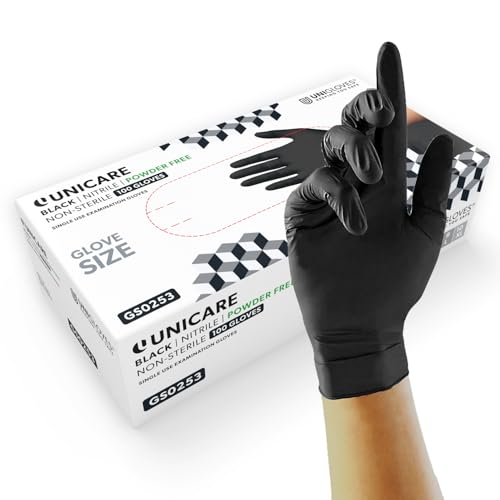 Unigloves Unicare Nitrile Examination Disposable Gloves - Multipu...