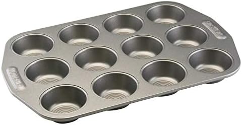Pemberly Row Nonstick Muffin Pan in Gray