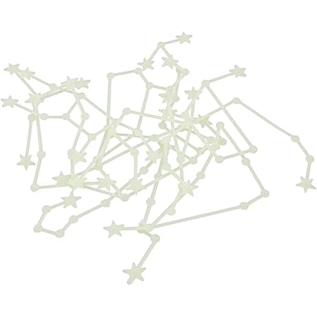 12 Constellation Wall Stickers Glow in the Dark for Home Decor