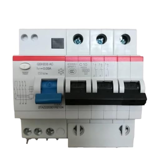 Disjoncteur différentiel GSH200 4P 40A type AC électronique courbe C pour tableau - 3