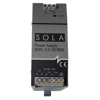 Solahd Redundancy Module, 24V DC, 12/28V DC, 30W, 20A, DIN Rail SDN 2.520RED - 1 Each
