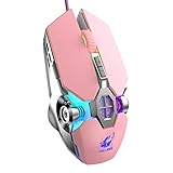 V8 programmierbare gaming mäuse, standard 4 DPI ebenen zur verfügung von 800-3200DPI, sie können die dpi leicht zu bekommen hohe genauigkeit und konsistente reaktionsfähigkeit bei jeder geschwindigkeit.