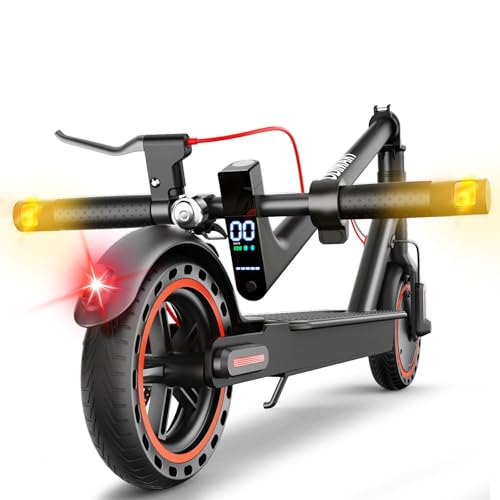 T3S Monopattino Elettrico Adulto-350W,35KM di Autonomia, Velocità Fino a 25 Km/h, Controllo App, 8.5' Pneumatici Solidi, Scooter Elettrico Pieghevole