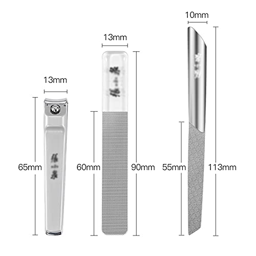 hkwshop Maniküre Set Nagelclipper Set für Männer, Haushaltsreisen Maniküre Set 7 in 1 Edelstahl Nagelclipper Pediküre… – Bild 5