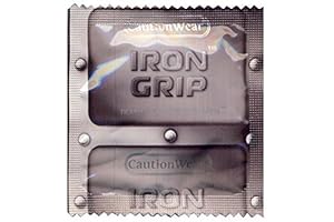 Caution Wear Iron Grip with Brass Lunamax Pocket Case for Men